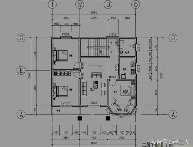 12X11米四層農(nóng)村別墅設(shè)計方案！