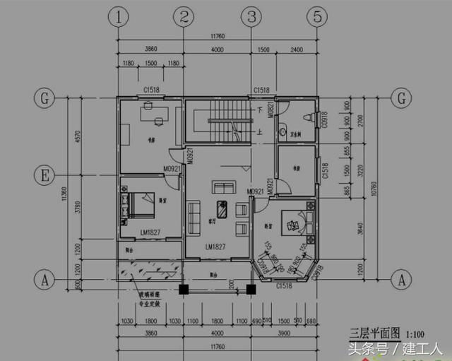 12X11米四層農(nóng)村別墅設(shè)計方案！