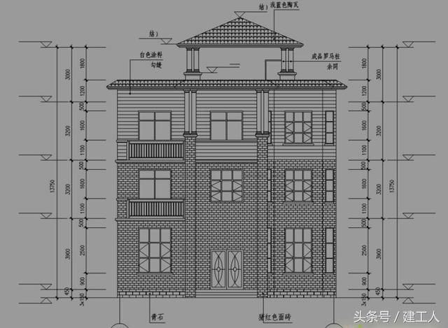 12X11米四層農(nóng)村別墅設(shè)計方案！
