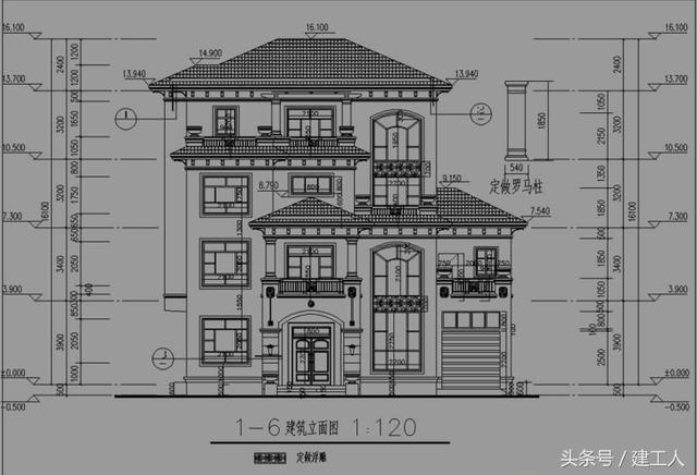 16米X13米四層高檔別墅設(shè)計方案！