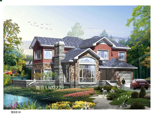 農村小別墅設計圖 新農村三層住宅設計圖 兩層自建別墅施工圖紙！