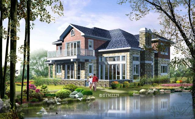 農村小別墅設計圖 新農村三層住宅設計圖 兩層自建別墅施工圖紙！