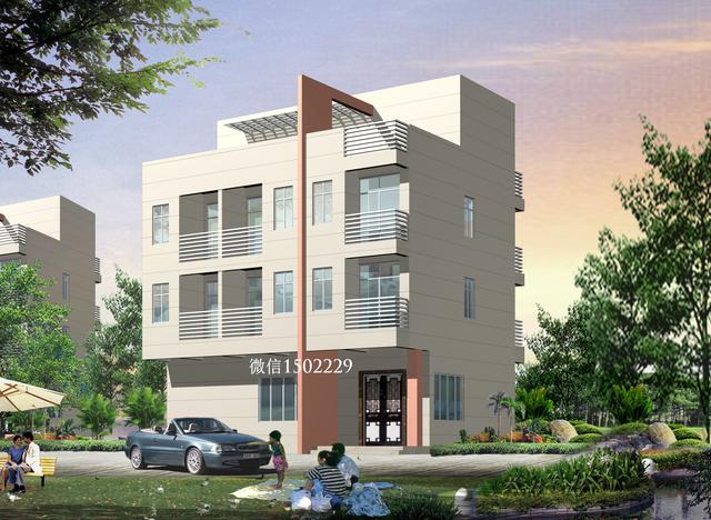 農村小別墅設計圖 新農村三層住宅設計圖 兩層自建別墅施工圖紙！