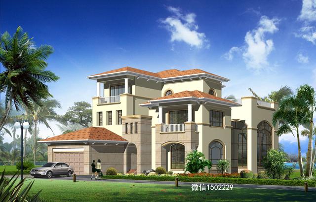 農村小別墅設計圖 新農村三層住宅設計圖 兩層自建別墅施工圖紙！