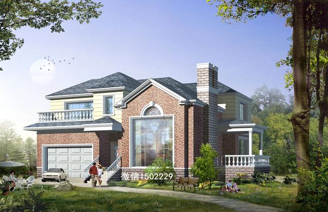 農村小別墅設計圖 新農村三層住宅設計圖 兩層自建別墅施工圖紙！