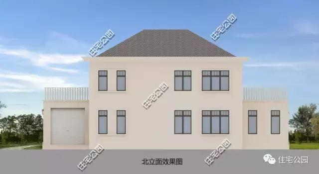 農(nóng)村自建歐式別墅21X12米，四平八穩(wěn)、潔污分離！