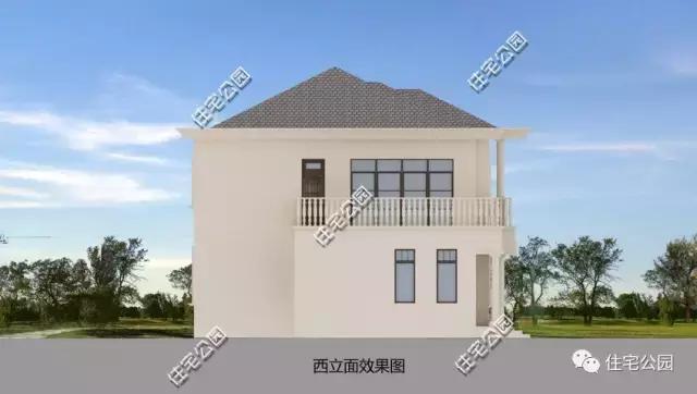 農(nóng)村自建歐式別墅21X12米，四平八穩(wěn)、潔污分離！