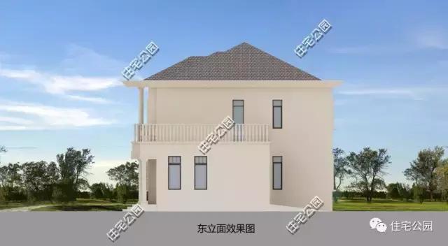 農(nóng)村自建歐式別墅21X12米，四平八穩(wěn)、潔污分離！