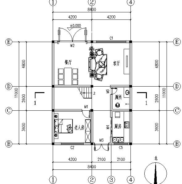 你看到后一定會很驚訝，這是開間僅為8米的三層別墅！