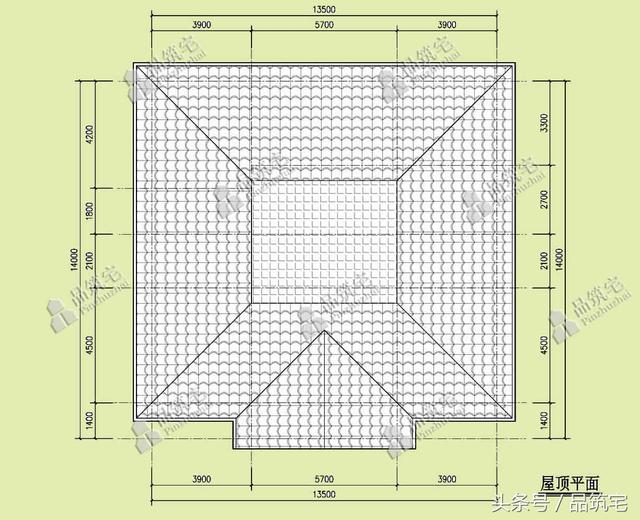 13×14米二層農村別墅，帶土灶房，客廳大落地窗！