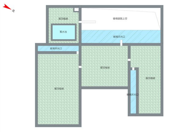 農(nóng)村現(xiàn)代別墅，屋頂帶蓄水池，簡約時尚，