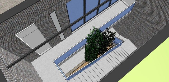 農(nóng)村現(xiàn)代別墅，屋頂帶蓄水池，簡約時尚，