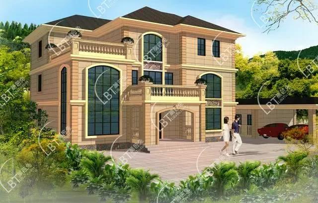 擇一城終老，選一處養(yǎng)老！農(nóng)村三層奢華自建別墅設(shè)計圖紙！