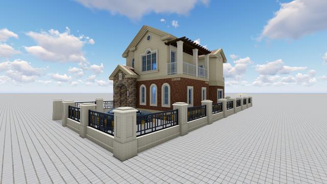 農(nóng)村精品別墅，8X16M，解決建筑過長問題！