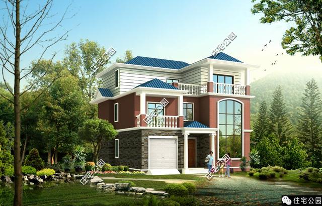 3層別墅戶(hù)型11X11米，一見(jiàn)傾心、布局好！