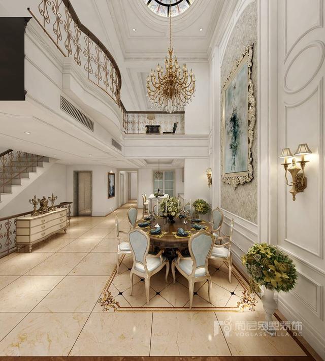 別墅裝修案例｜優(yōu)雅典范與奢華浪漫的完美融合！