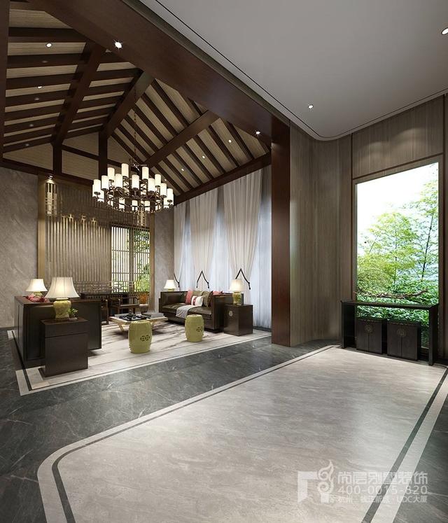 綠城富春和園玫瑰園｜別墅裝飾 中式風(fēng)格設(shè)計(jì)！