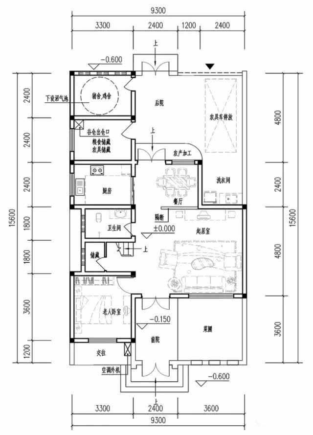 新中式農(nóng)村雙拼別墅，帶院子每戶只要15萬，2套戶型各有所長(zhǎng)！