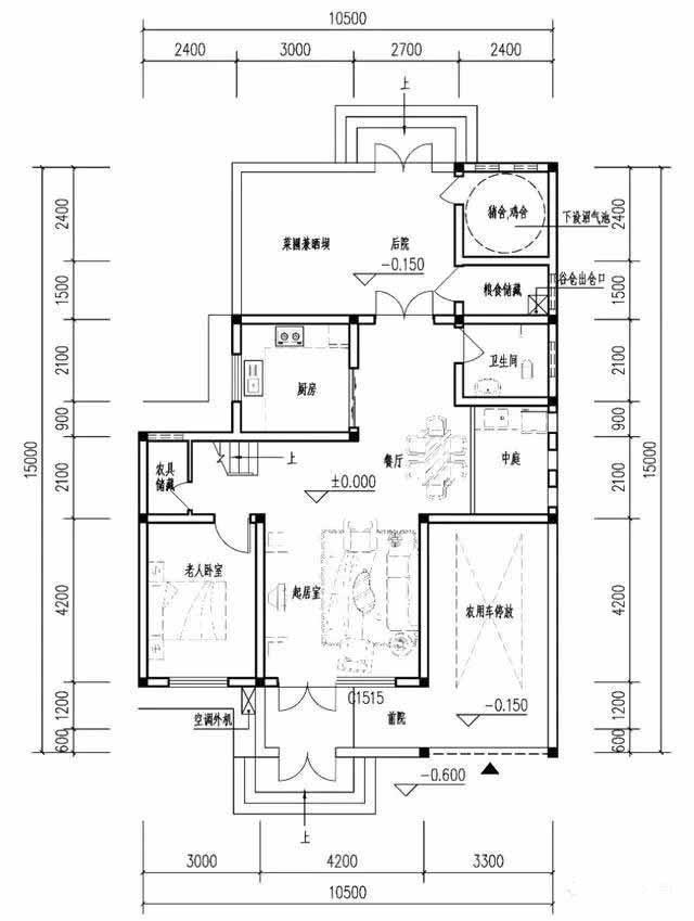 新中式農(nóng)村雙拼別墅，帶院子每戶只要15萬，2套戶型各有所長(zhǎng)！