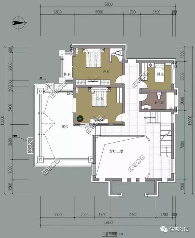 農(nóng)村自建3層別墅13X15米，獨(dú)立廚房、帶柴火房！