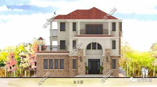 農(nóng)村自建3層別墅13X15米，獨(dú)立廚房、帶柴火房！