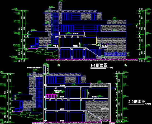 39萬建3層別墅！全套圖紙（建筑，結(jié)構(gòu)，暖通，給排水，電氣）