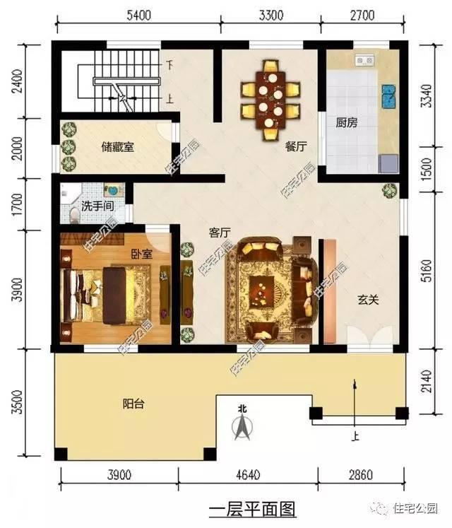 11X13米農(nóng)村自建別墅，紅磚這樣用，經(jīng)濟(jì)又漂亮！