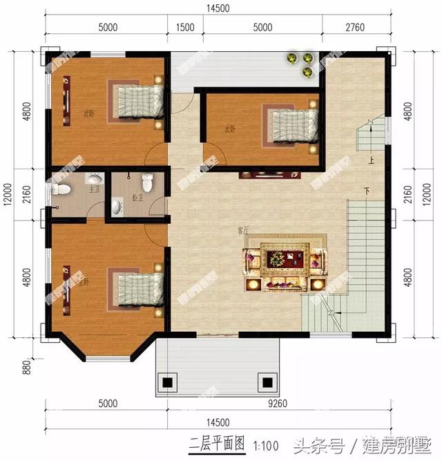 2套氣勢相當(dāng)?shù)娜龑觿e墅戶型圖，哪套更好？