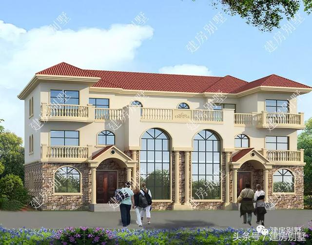 農(nóng)村兄弟倆自建樓戶型方案圖，1套二層1套三層隨便挑