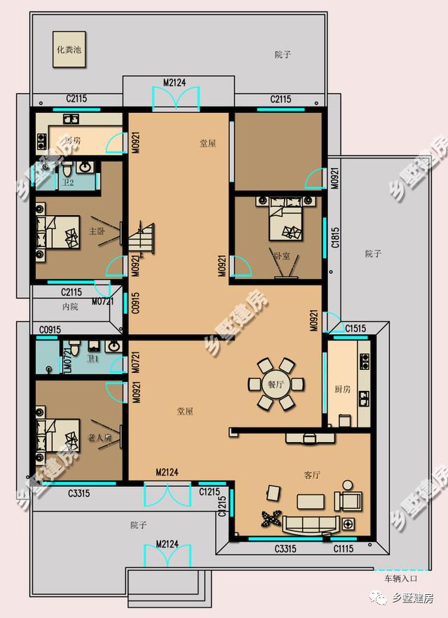 傳統(tǒng)中式自建別墅與現(xiàn)代風(fēng)格碰撞，看看你喜歡這種自建房嗎？