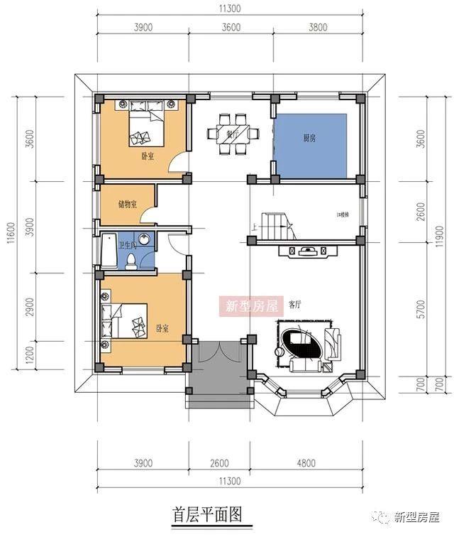 農(nóng)村徽派別墅戶(hù)型方案集合！1層2層3層的全都有