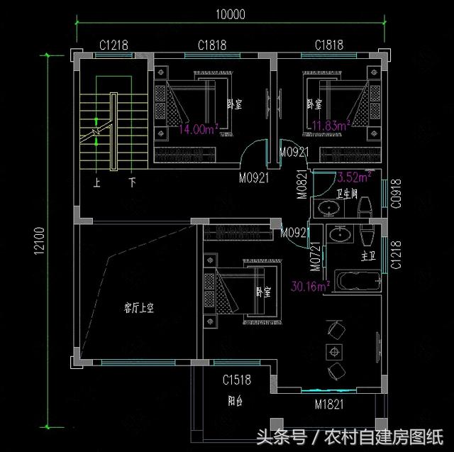 5款開間10米內(nèi)的三層樓房設(shè)計(jì)方案，造價(jià)不高還有面子