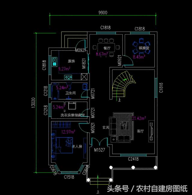5款開間10米內(nèi)的三層樓房設(shè)計(jì)方案，造價(jià)不高還有面子
