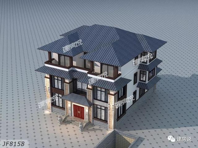 5套新中式房屋設(shè)計方案圖，經(jīng)典耐看，比歐美風(fēng)格更高端