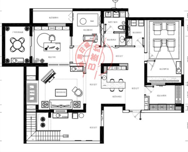 輕奢風格別墅修效果圖實拍，簡約、現(xiàn)代，不簡單