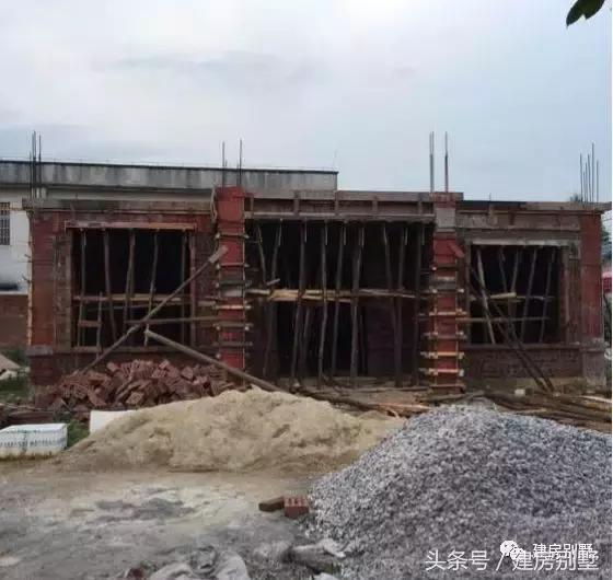 農(nóng)村自建房外裝選用真石漆，既省事又省錢，曬曬建房過程