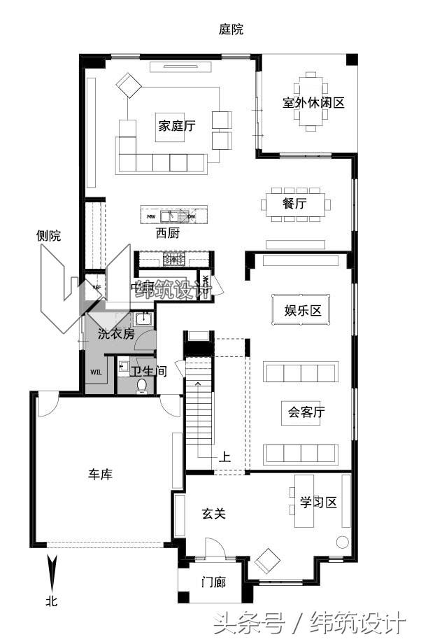 現(xiàn)代風(fēng)格兩層自建房設(shè)計圖，坡頂、平頂兩種戶型選擇