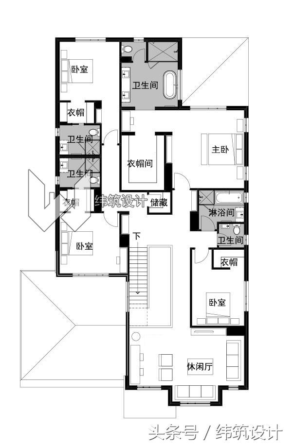 現(xiàn)代風(fēng)格兩層自建房設(shè)計圖，坡頂、平頂兩種戶型選擇