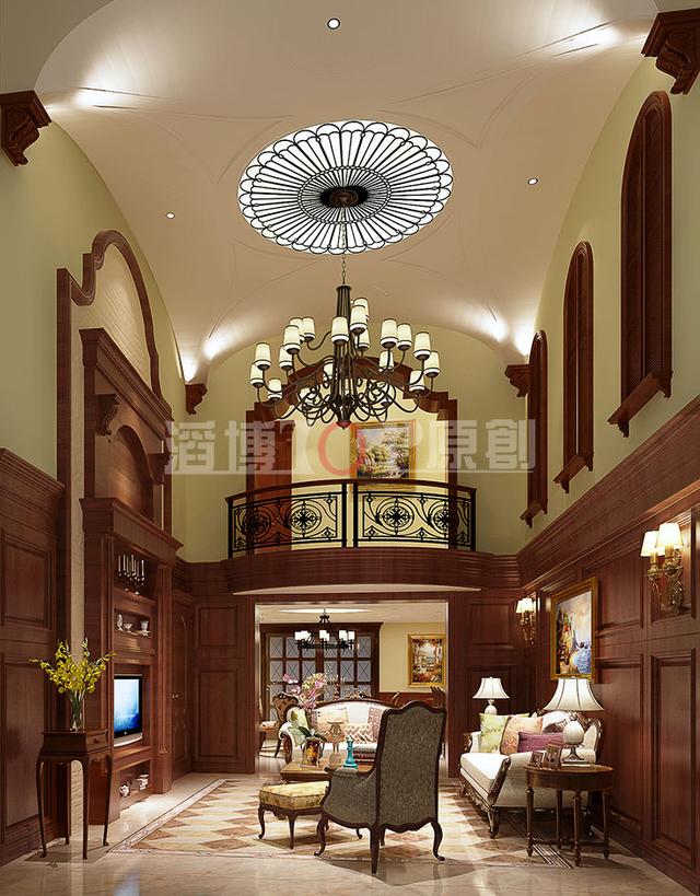 昆明公園1903美式280㎡別墅裝修設(shè)計(jì)案例！