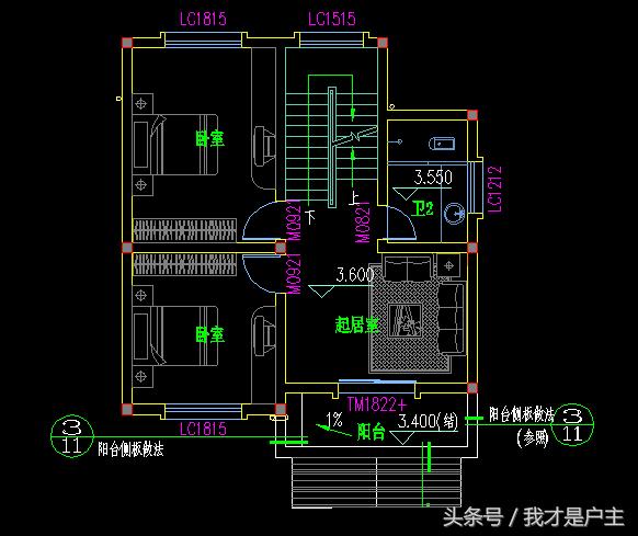 一套農(nóng)村三層小平米別墅！