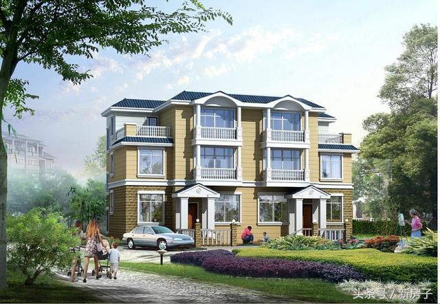 新農(nóng)村兩戶雙拼小別墅，各有亮點！