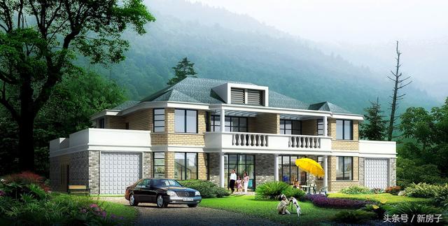 新農(nóng)村兩戶雙拼小別墅，各有亮點！