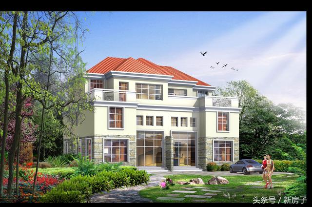 新農(nóng)村兩戶雙拼小別墅，各有亮點！