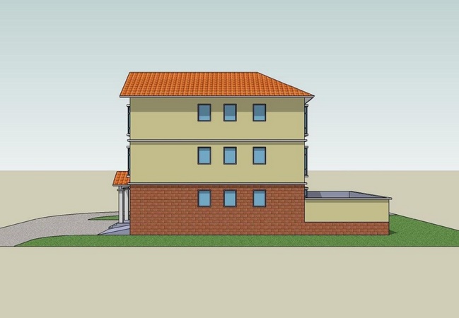 三層帶院子鄉(xiāng)村別墅，建房不能錯(cuò)過(guò)的經(jīng)典戶(hù)型！