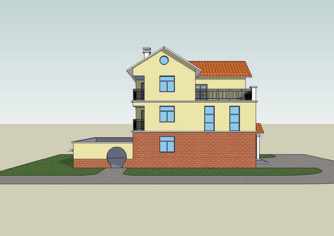 三層帶院子鄉(xiāng)村別墅，建房不能錯(cuò)過(guò)的經(jīng)典戶(hù)型！