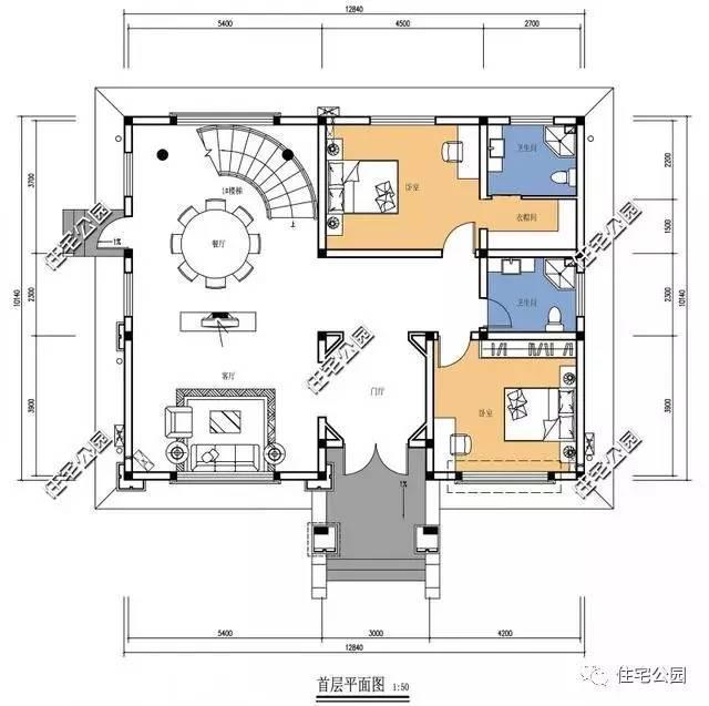 8套農(nóng)村3層實(shí)用別墅，占地不大剛好100平，哪套適合你？