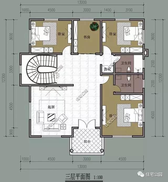 8套農(nóng)村3層實(shí)用別墅，占地不大剛好100平，哪套適合你？