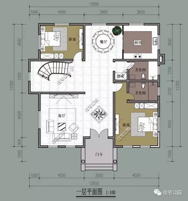 8套農(nóng)村3層實(shí)用別墅，占地不大剛好100平，哪套適合你？