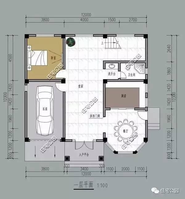 8套農(nóng)村3層實(shí)用別墅，占地不大剛好100平，哪套適合你？