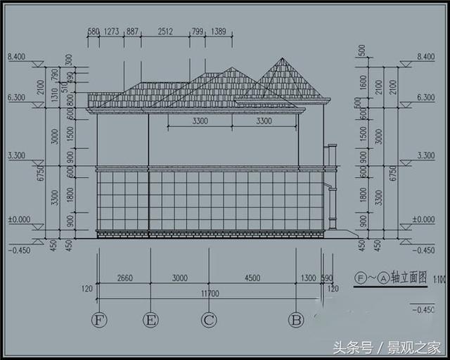 130平方歐式實(shí)用農(nóng)村二層別墅設(shè)計(jì)圖+外觀圖！